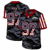 Nike Chargers 97 Bosa 2020 USA Camo Salute to Service Limited Jersey zhua,baseball caps,new era cap wholesale,wholesale hats